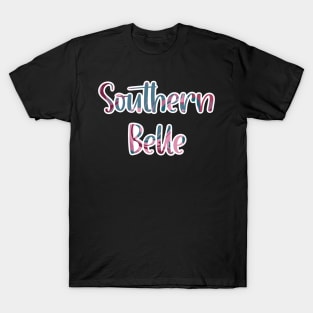 Southern Belle — Colorful Lettering T-Shirt